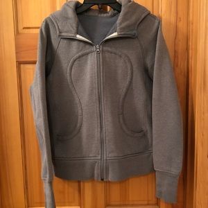 Lululemon zip hooded sweatshirt, size 8
